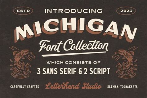 Michigan Font Free Download » DaFontsPro