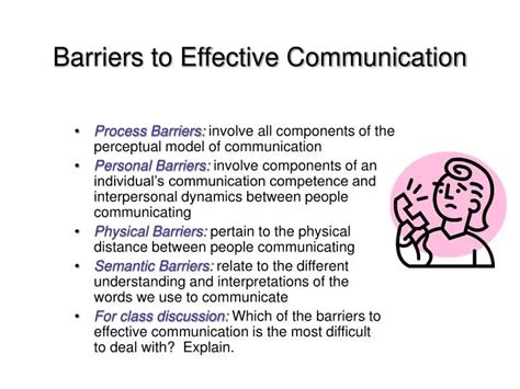 PPT - Barriers to Effective Communication PowerPoint Presentation, free download - ID:1753980