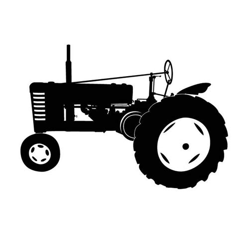 Tractor silhouette, Antique tractors, Tractors