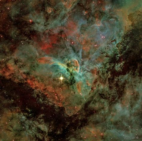 Keyhole Nebula, NGC 3372 (Hubble Palette, SHO) - Michael Adler Earth and Sky Imaging