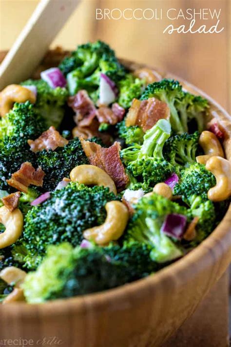 Broccoli Cashew Salad | The Recipe Critic