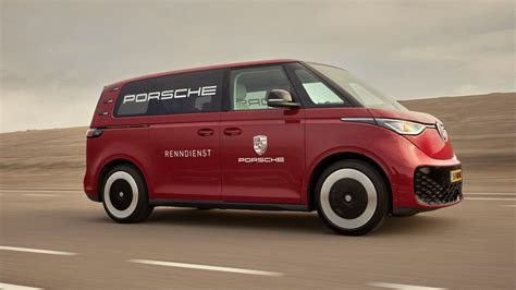 Porsche-branded VW ID.Buzz taps into Renndienst Van nostalgia | Flipboard