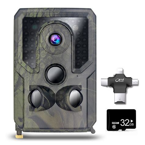 Maboto 12 MP 1080P Trail and Game Camera Motion Activated Camera Outdoor Wildlife Infrared Night ...