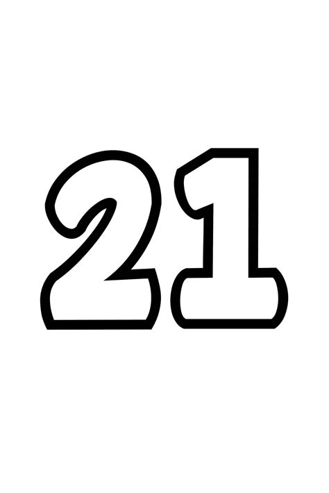 Top 21 Free Printable Number Coloring Pages Online Printable Numbers ...