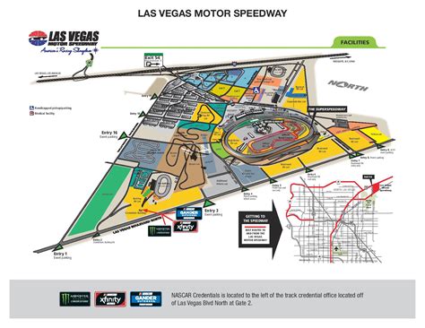 MENCS, NXS & NGOTS - Full Weekend Schedule & Track Map - Las Vegas ...