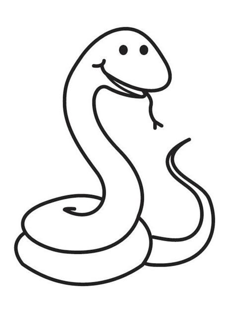 Coloring Pages | Snake Printable Coloring Pages for Kids