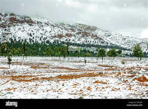 Beautiful winter panorama of mountains BOUIBLANE - MOROCCO, beautiful ...