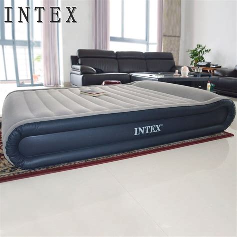 Intex Air Bed, Queen Size Inflatable Mattress With Bulit In Pillows And ...