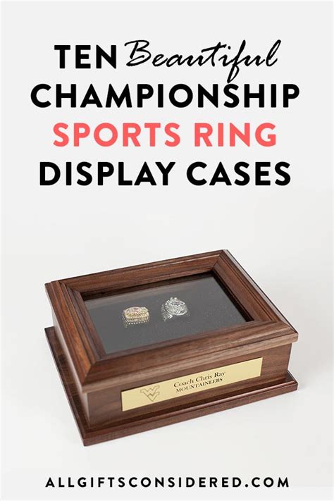 10 Beautiful Championship Ring Display Cases » All Gifts Considered