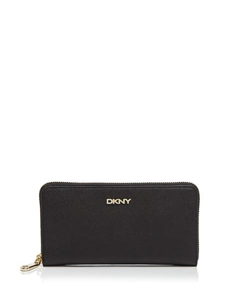 DKNY Wallet - Large Ziparound Saffiano | Bloomingdale's