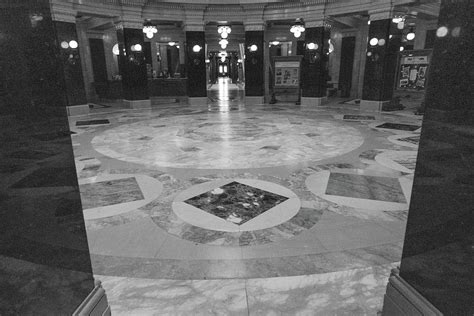 Inside view of the Wisconsin state capitol building in Madison ...