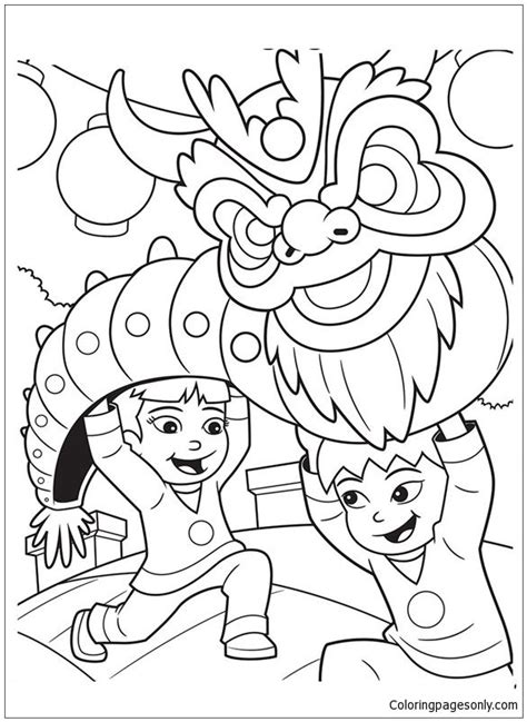 Chinese New Year Dragon Coloring Page http://coloringpagesonly.com/pages/chinese-new-year-dragon ...