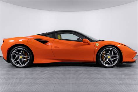 Orange Ferrari F8 Tributo With Blue And Yellow Interior Proves Money ...