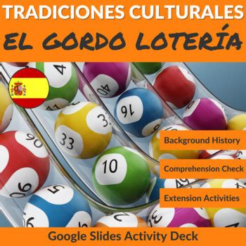 El Gordo: La Lotería de Navidad - Cultural Presentation & Activities ...