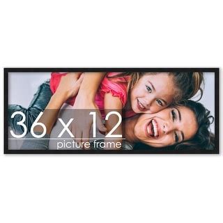 36x12 Frame Black Wood Picture Panoramic Frame Panoramic Poster Frame - Bed Bath & Beyond - 38523438