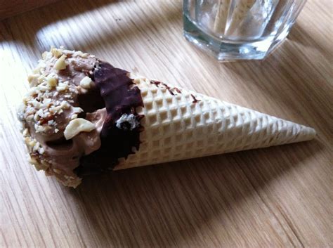 Ferrero Rocher Ice Cream Cones - thelittleloaf