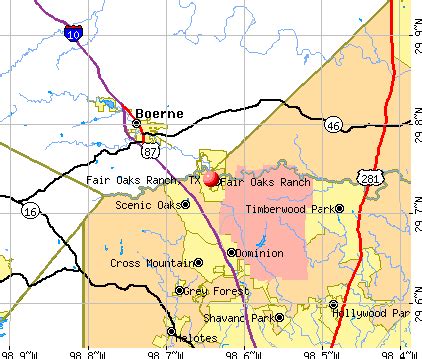 Fair Oaks Ranch, Texas (TX 78015) profile: population, maps, real ...