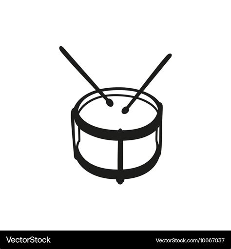 Drums musical instruments drumstick drum Vector Image