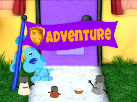 Blue’s Clues Adventure Title Card Flag | Title card, Blue’s clues, Mickey mouse cartoon