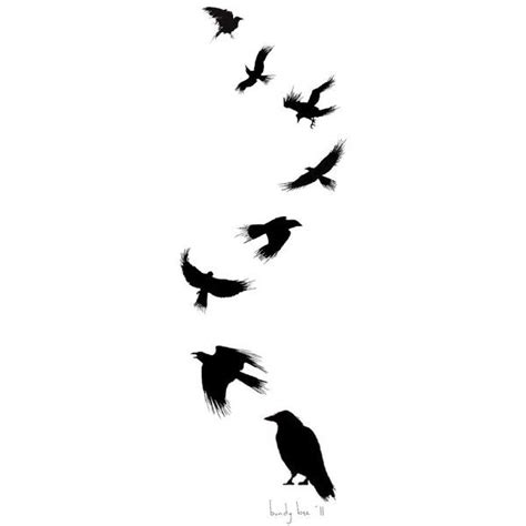 Raven Tattoo design liked on Polyvore featuring accessories, body art, fillers, backgrounds ...