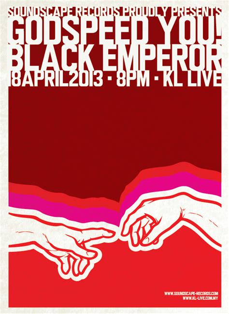 Godspeed You! Black Emperor. Live in KL poster. Design 2. | Behance :: Behance