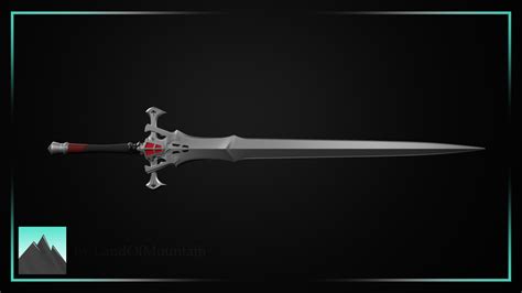 3D Printed Final Fantasy XVI | Clive Rosfield's Sword (Older version) by LandOfMountain | Pinshape