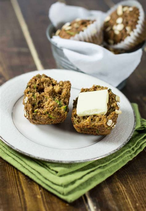 Brown Sugar Zucchini Bread Muffins - Build Your Bite