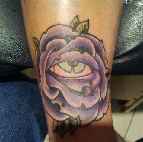 50 Purple Rose Tattoo Designs with Meanings | Art and Design