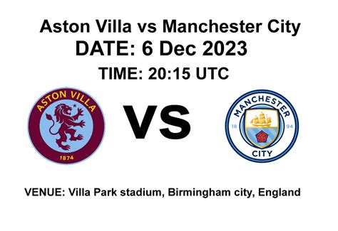 Aston Villa vs Manchester City - Best live Sports