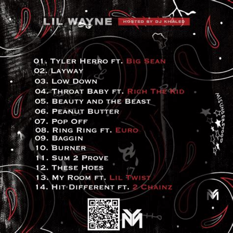 Lil Wayne - No Ceilings 3 (B Side) Mixtape Hosted by DJ Khaled, Young ...