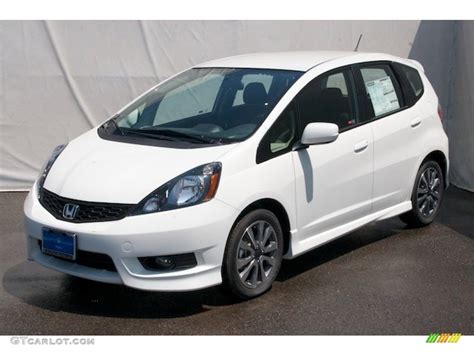 Taffeta White 2013 Honda Fit Sport Exterior Photo #69302210 | GTCarLot.com