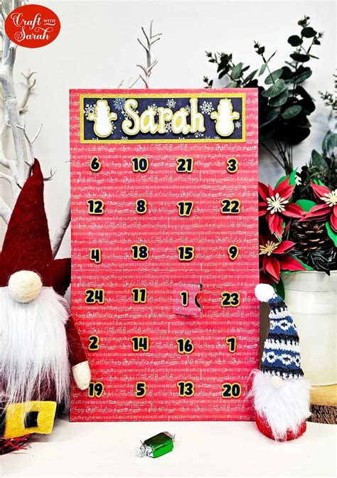 CCC 2023 Day 01 ☃️ DIY Advent Calendar - Craft with Sarah