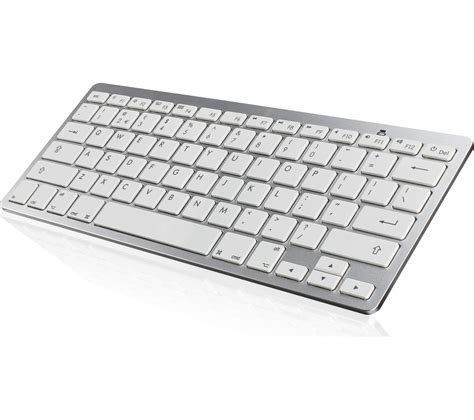 Buy IWANTIT IKBCOMP15 Bluetooth Keyboard - White & Silver | Free ...