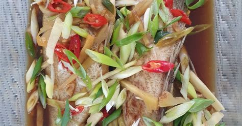 Resep Ikan Kerapu Steam Hongkong oleh Mommy DV - Cookpad