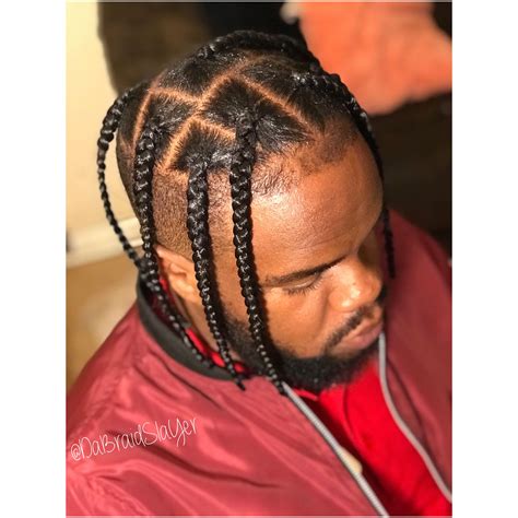 Individual Instagram @Dabraidslayer #Guybraids #Guycornrows #Braids #Menbraids #Manbraids # ...