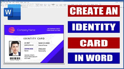 How to Create an ID Card in Word Microsoft Word Tutorials Word