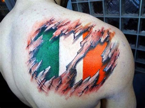 70 Irish Tattoos For Men - Ireland Inspired Design Ideas