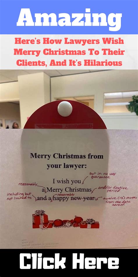 Here’s How Lawyers Wish Merry Christmas To Their Clients, And It’s Hilarious | Wish you merry ...