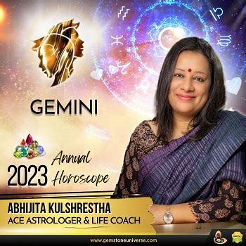 Annual Horoscopes 2023 for Gemini Moon Sign - Mithun Rashi 2023 Vedic Astrology Predictions