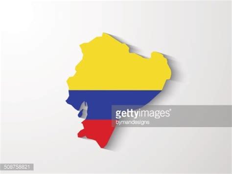 Ecuador Map With Shadow Effect Stock Clipart | Royalty-Free | FreeImages