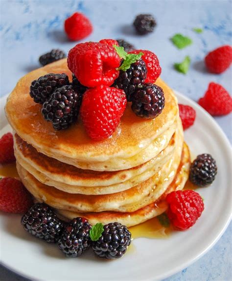 Fluffy American Pancakes - Something Sweet Something Savoury