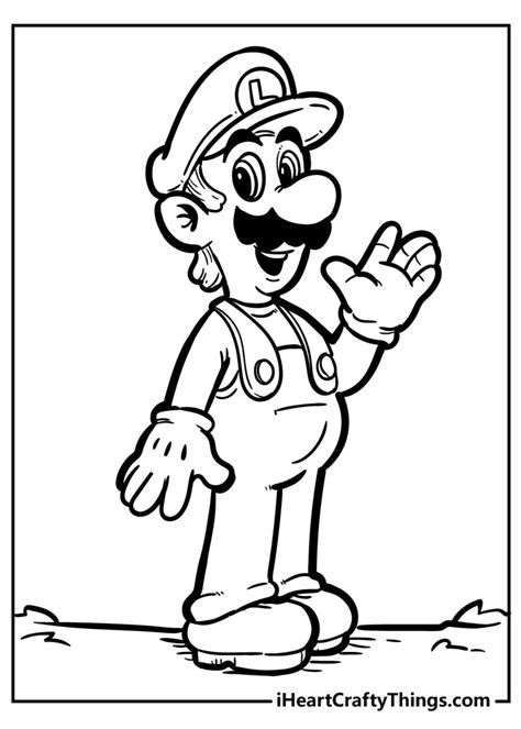 Free Mario Brothers Coloring Pages