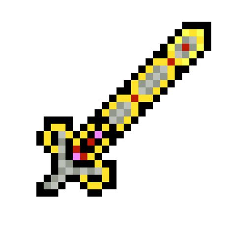 Pixilart - Terraria Excalibur by Lord-Vortech