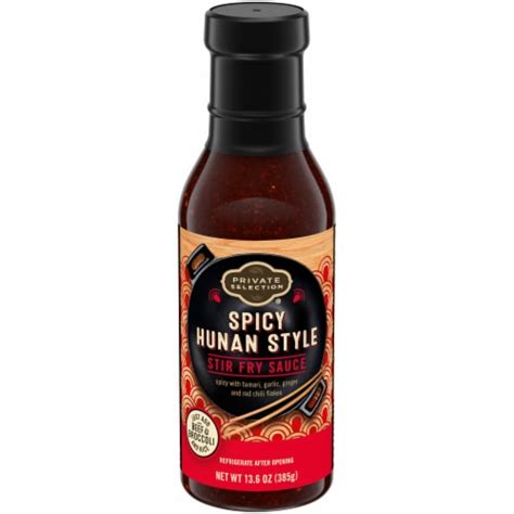 Private Selection® Spicy Hunan Style Stir Fry Sauce, 13.6 oz - Fred Meyer