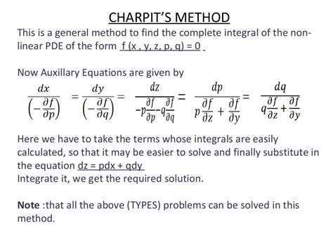 First order non-linear partial differential equation & its applicatio…