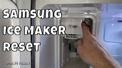 How To Test And Reset The Ice Maker On A Samsung Fridge