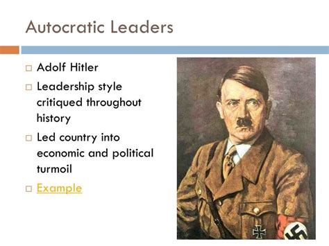 Authoritarian Leadership