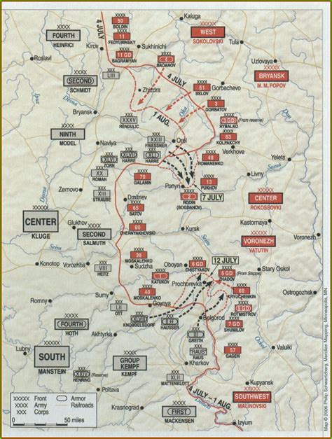 Operation Citadel Battle Of Kursk Map Map : Resume Examples