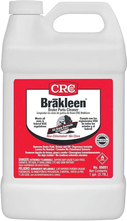 Amazon.com: CRC Brakleen Non-Chlorinated Brake Parts Cleaner - 50 State Formula, 1 Gal, 05051 ...