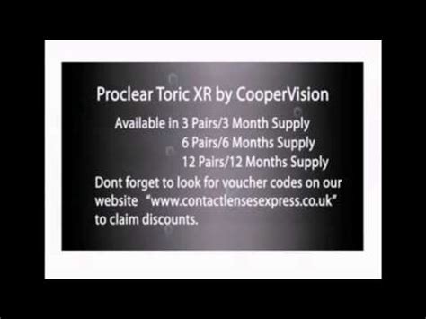 Proclear Toric XR Contact Lenses - YouTube